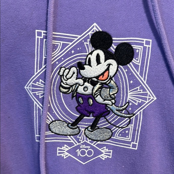 Purple Disney World Hoodie with Mickey Mouse Embroidered - Picture 2 of 5